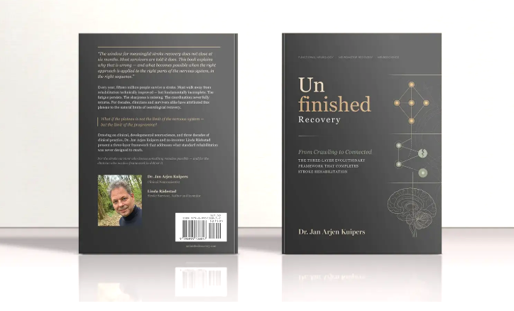 The book Unfinished Recovery, front and back cover